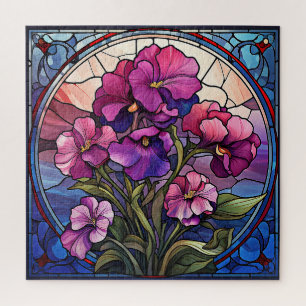 Rompecabezas de flores de pansia