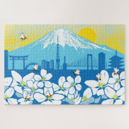 Rompecabezas de flores de Tokio 20x30 para los cie