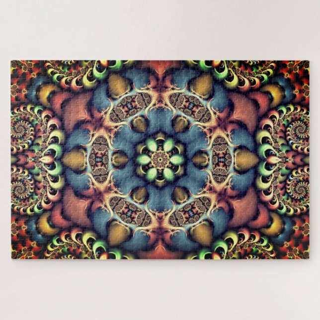 rompecabezas de flores pastel (Horizontal)