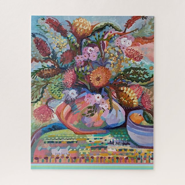 Rompecabezas de flores silvestres australianas (Vertical)