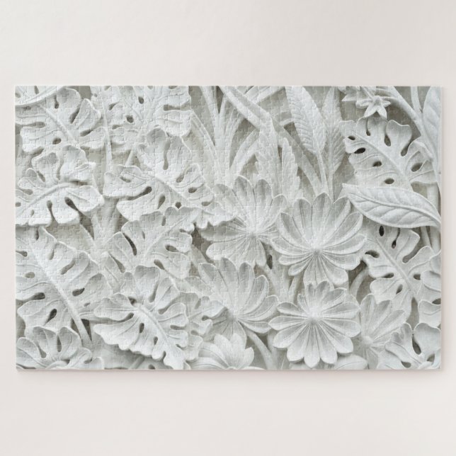 rompecabezas de flores y hojas (Horizontal)