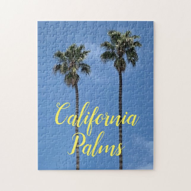Rompecabezas de Foto de Palmeras de California (Vertical)