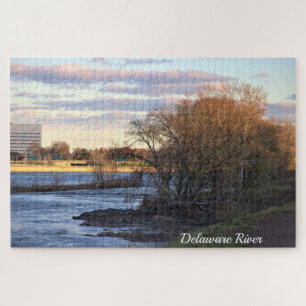 Rompecabezas de foto del paisaje del río Delaware