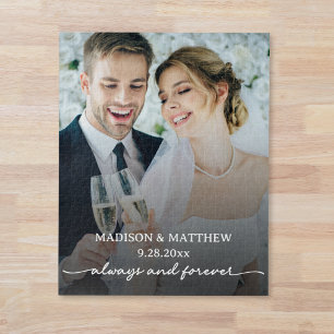 Rompecabezas de Fotos de Boda Personalizado
