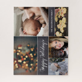 Rompecabezas de fotos de collage moderno personali