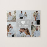 Rompecabezas de fotos de color editable de Inicial<br><div class="desc">¡Los regalos fotográficos hacen los mejores regalos! Fácilmente personalizado con su texto y/o foto(s) para un aspecto personalizado. Diseñado por Berry Berry Sweet,  Modern Stationery y personalizadas Gifts. Visite nuestro sitio web en www.berryberrysweet.com para ver nuestras líneas de productos completas.</div>