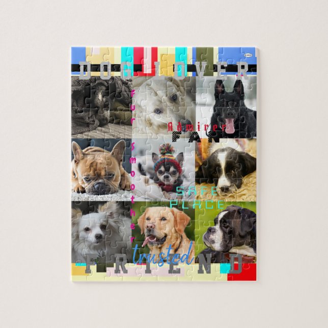Rompecabezas de fotos de DOG LOVER HAMbWG (Vertical)