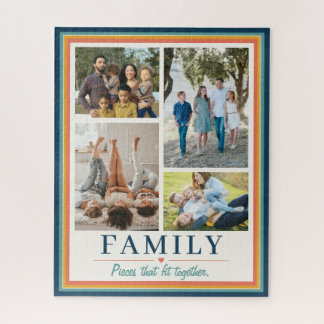 Rompecabezas de Fotos Familiares Personalizadas