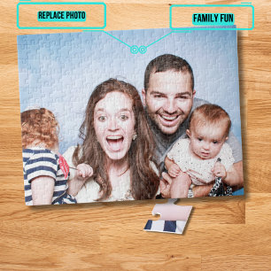 Rompecabezas de fotos familiares personalizadas