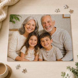 Rompecabezas de Fotos Familiares Personalizado par