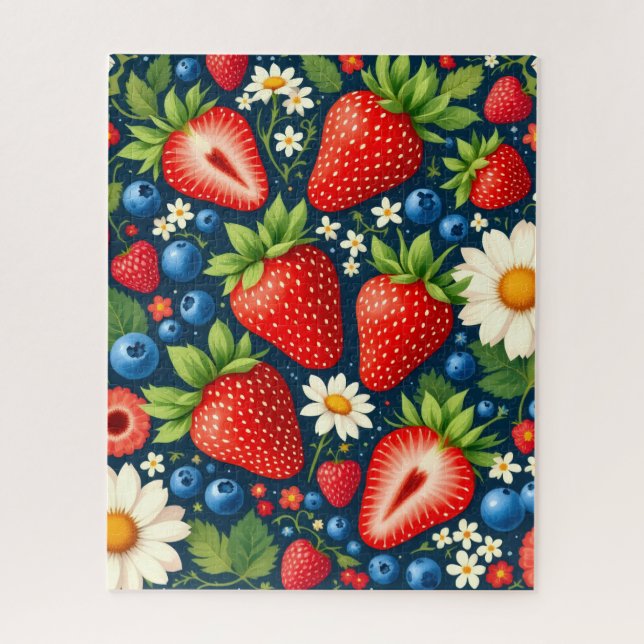 Rompecabezas de Frutas de Verano (Vertical)