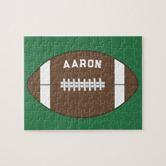 Rompecabezas de fútbol personalizado (Horizontal)