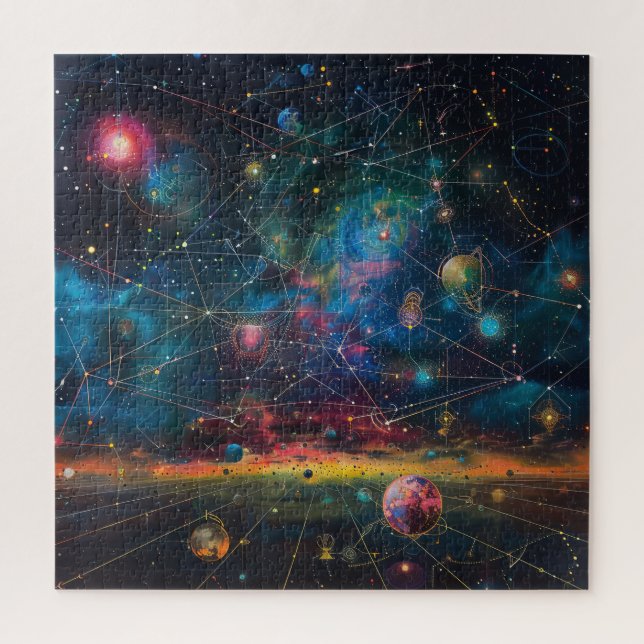 Rompecabezas de Galaxia Cósmica (Vertical)