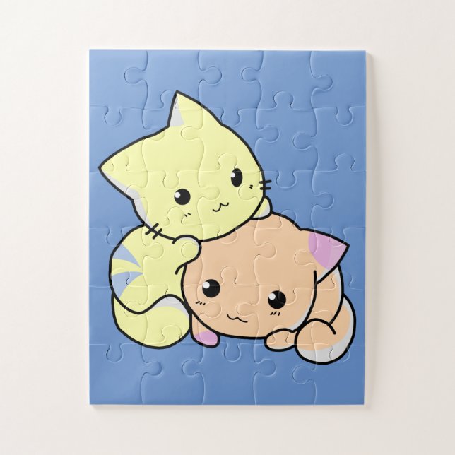 rompecabezas de gatitos personalizados (Vertical)