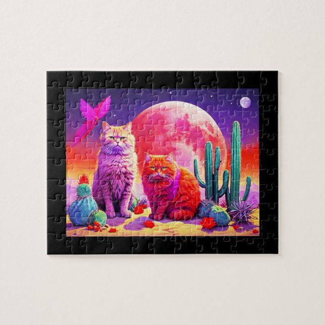 Rompecabezas de gato  (Horizontal)
