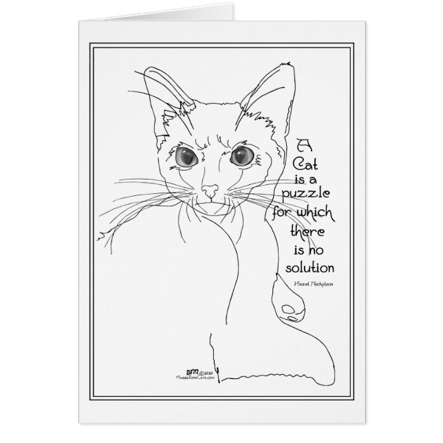 Rompecabezas de Gato (Frente)