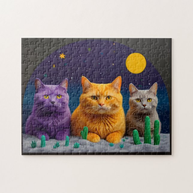 Rompecabezas de Gato (Horizontal)