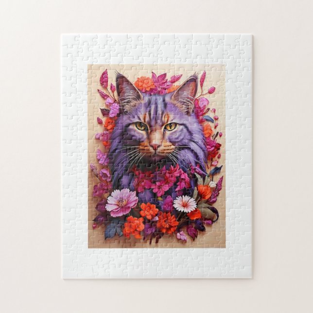 Rompecabezas de gato  (Vertical)