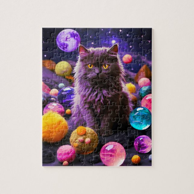 Rompecabezas de Gato Adorable para Adultos  (Vertical)