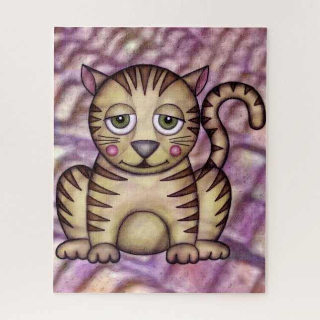 Rompecabezas de gato divertidos (Vertical)