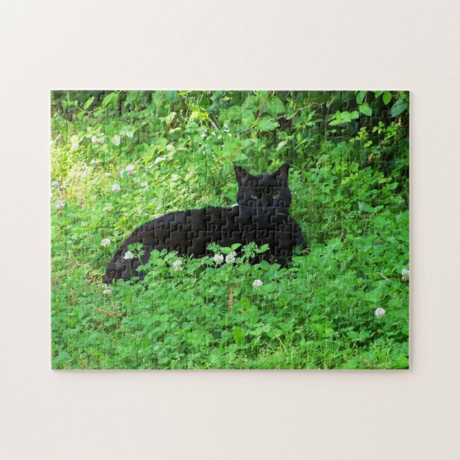 Rompecabezas de Gato Negro (Horizontal)