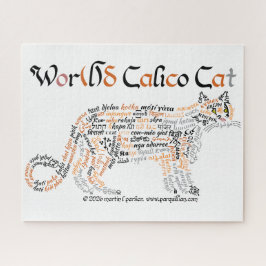 Rompecabezas de Gato Negro Palabra Mundial