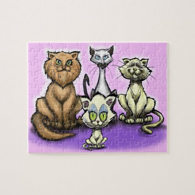 Rompecabezas de gatos (Horizontal)