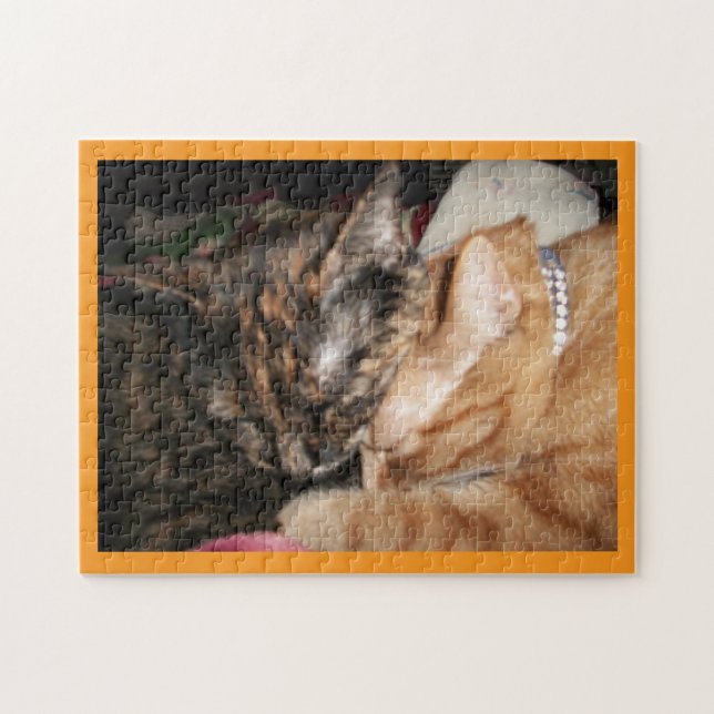 Rompecabezas de gatos adorables (Horizontal)