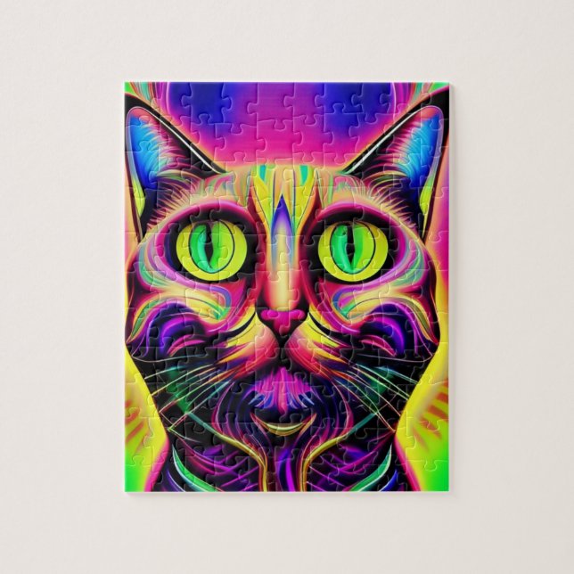 rompecabezas de gatos curiosos (Vertical)