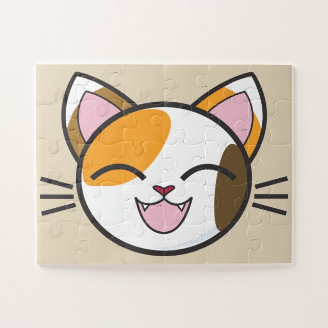 rompecabezas de gatos felices (Horizontal)