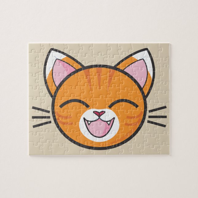 rompecabezas de gatos felices (Horizontal)