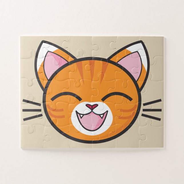 rompecabezas de gatos felices (Horizontal)