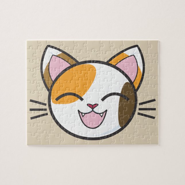 rompecabezas de gatos felices (Horizontal)