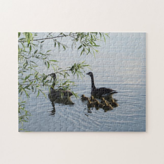 Rompecabezas de Geese salvaje (Horizontal)