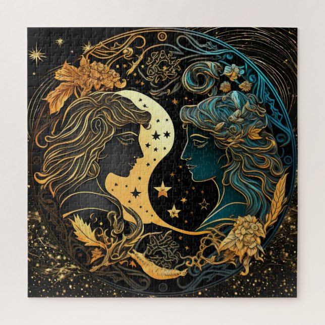 Rompecabezas de Gemini Rótulo zodiaco, 20"x20" 676 (Vertical)
