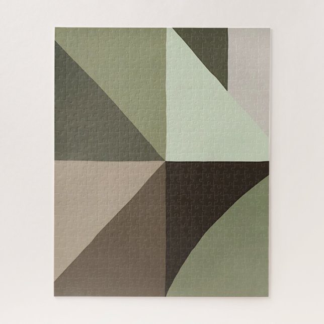 Rompecabezas de geometría orgánica (Vertical)