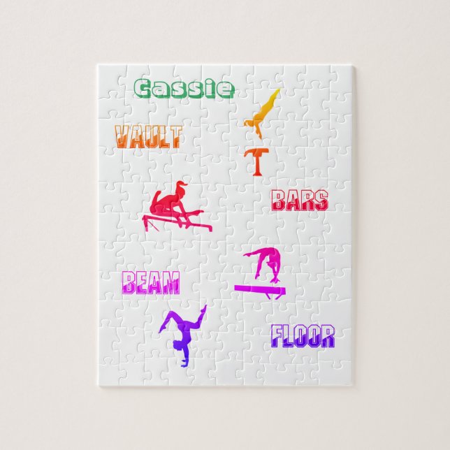 Rompecabezas de Gimnasia - Bóveda, Bares, Vigas, S (Vertical)