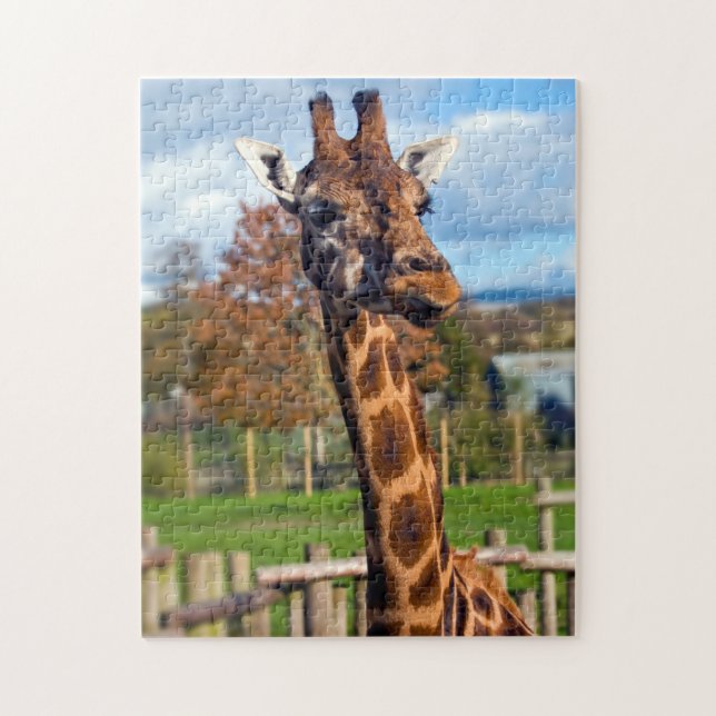 Rompecabezas de Giraffe Jigsaw (Vertical)