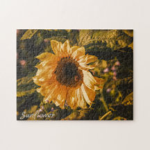 Rompecabezas de Girasol Dorado