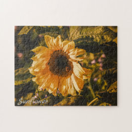 Rompecabezas de Girasol Dorado 