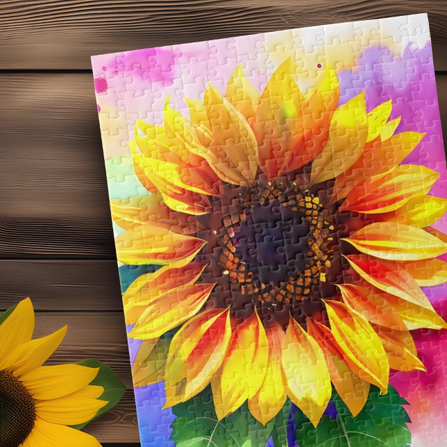 Rompecabezas de Girasoles - Flores Vibrantes de Al (Nature's Puzzle, Joyful Muzzle! 🌻🧩)