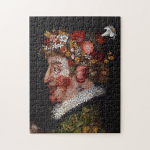 Rompecabezas de Giuseppe Arcimboldo - flores en