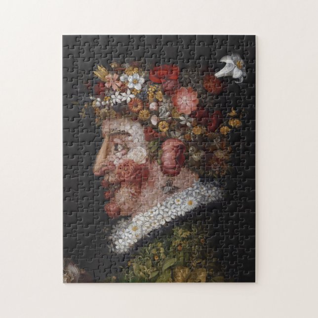 Rompecabezas de Giuseppe Arcimboldo - flores en (Vertical)