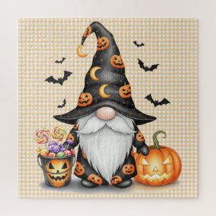 Rompecabezas de Gnome de Halloween