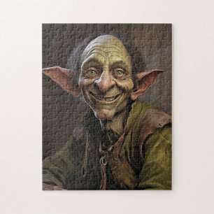 ROMPECABEZAS DE GNOMO ELF DIVERTIDO RARO