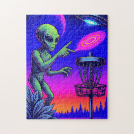 Rompecabezas de golf Alien Disk