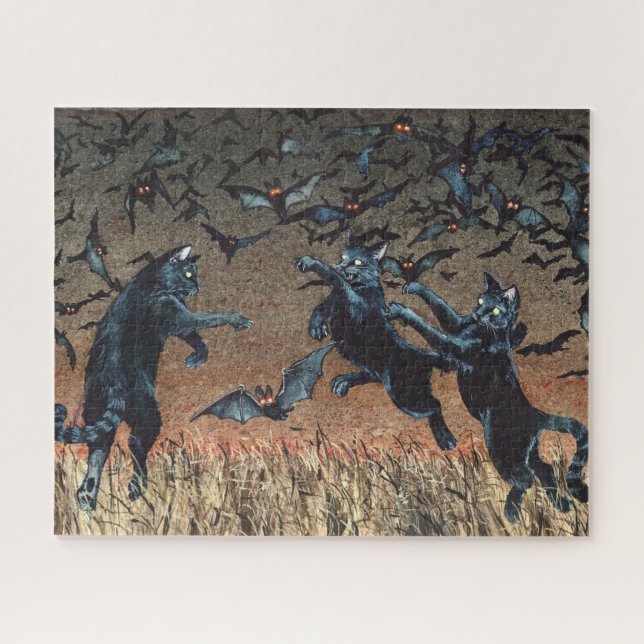 Rompecabezas de golpes de gato (Horizontal)