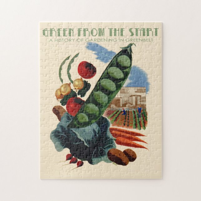 Rompecabezas de Greenbelt vintage (Vertical)