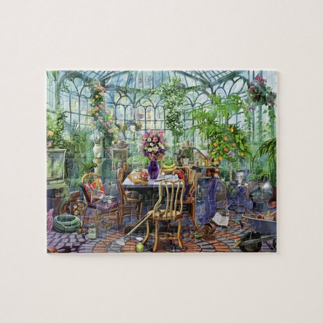 Rompecabezas de Greenhouse Morning Jigsaw (Horizontal)