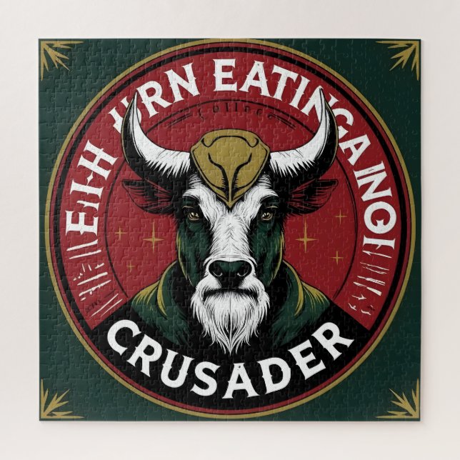 Rompecabezas de guerrero cruzado (Vertical)